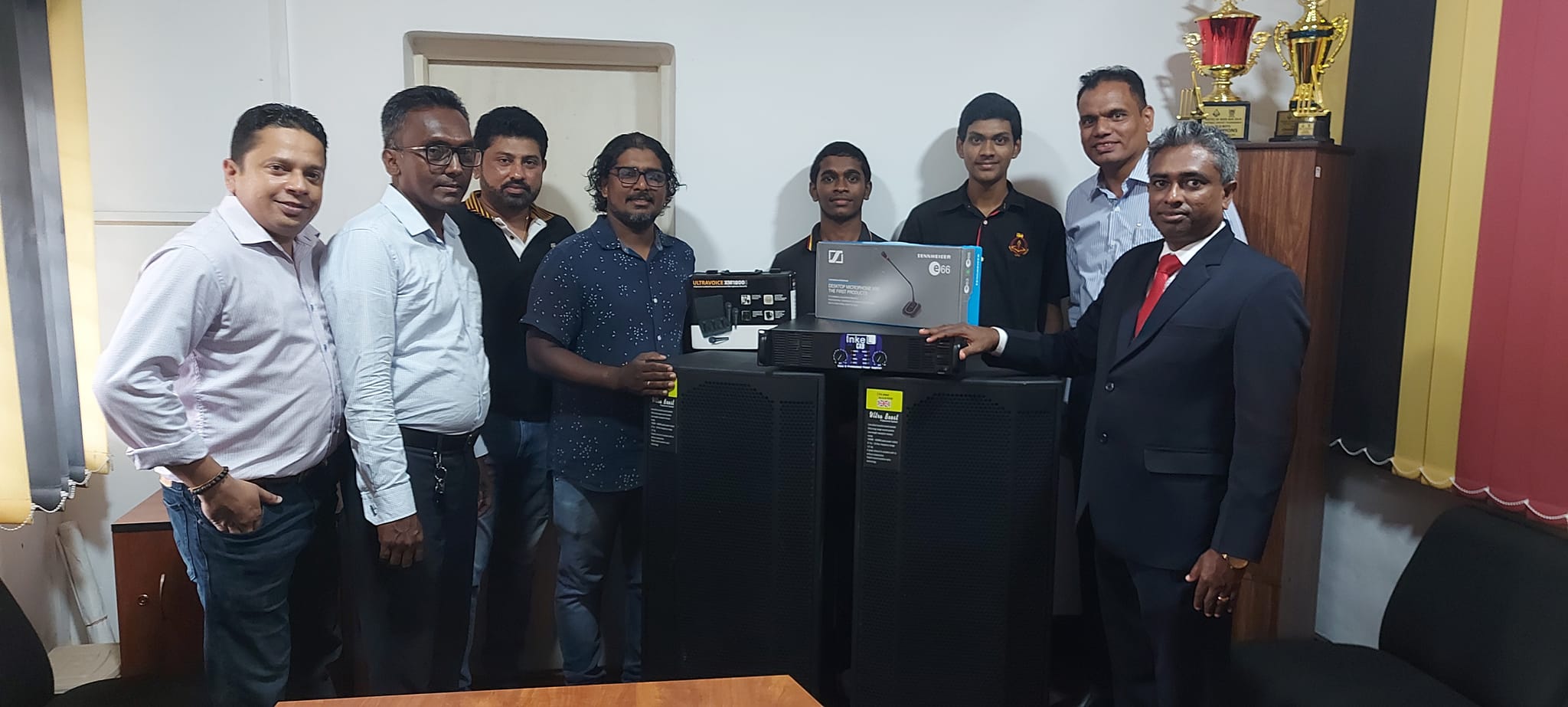 Donation of media equipments