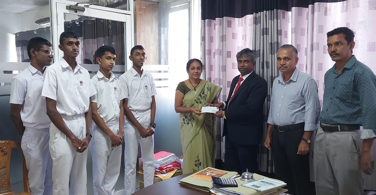 Donation to the අසෝක රසෝඝය