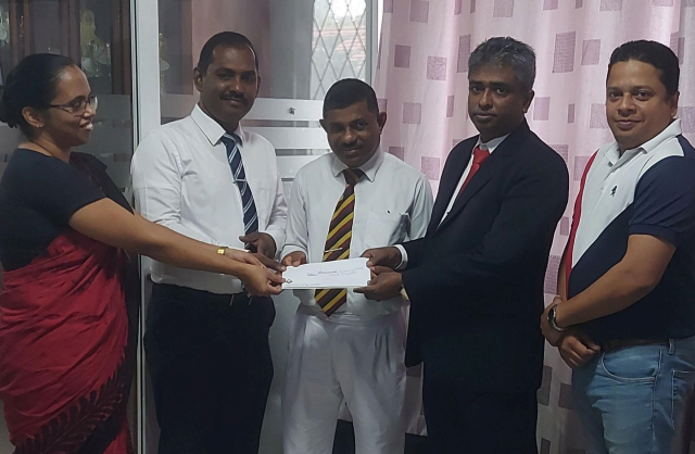 Old Boys’ Association generously donated LKR 75,000 for the Annual Swimming Competition